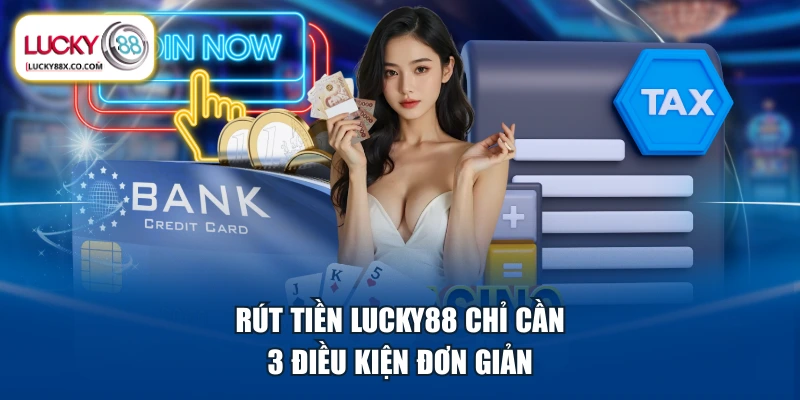 Rút tiền LUCKY88 chỉ cần 3 điều kiện đơn giản